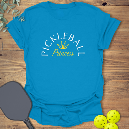 Pickleball princess t-shirt in blue