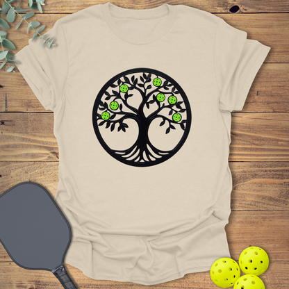 Tree of Life Pickleball T-Shirt in natural